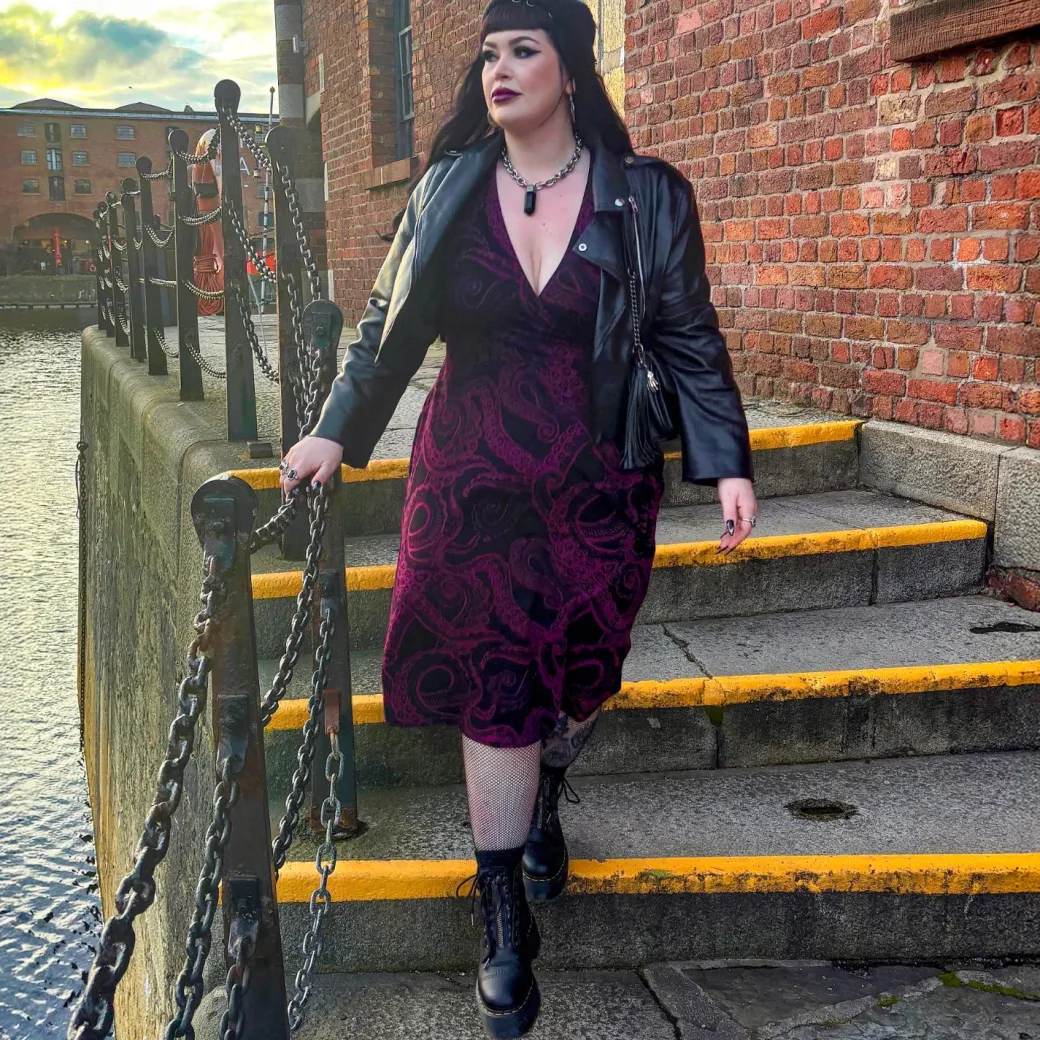 Wrap Dress - Kraken's Embrace