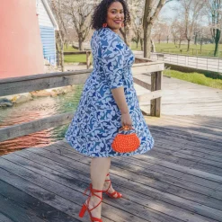 Wrap Dress - Sharks