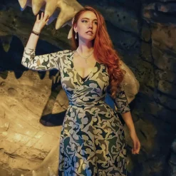 Wrap Dress - Sharks