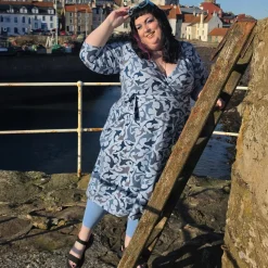 Wrap Dress - Sharks