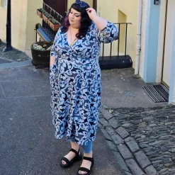 Wrap Dress - Sharks